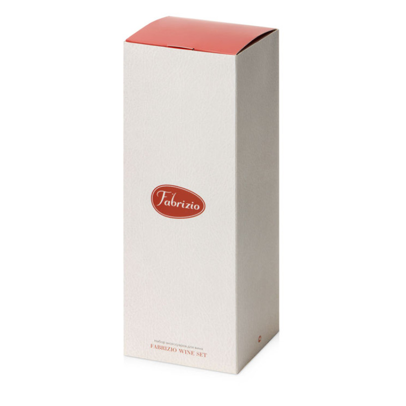 Набор аксессуаров для вина в подарочной коробке «Fabrizio», коричневый