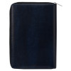 Бизнес-блокнот на молнии А5 «Fabrizio», 80 листов, темно-синий