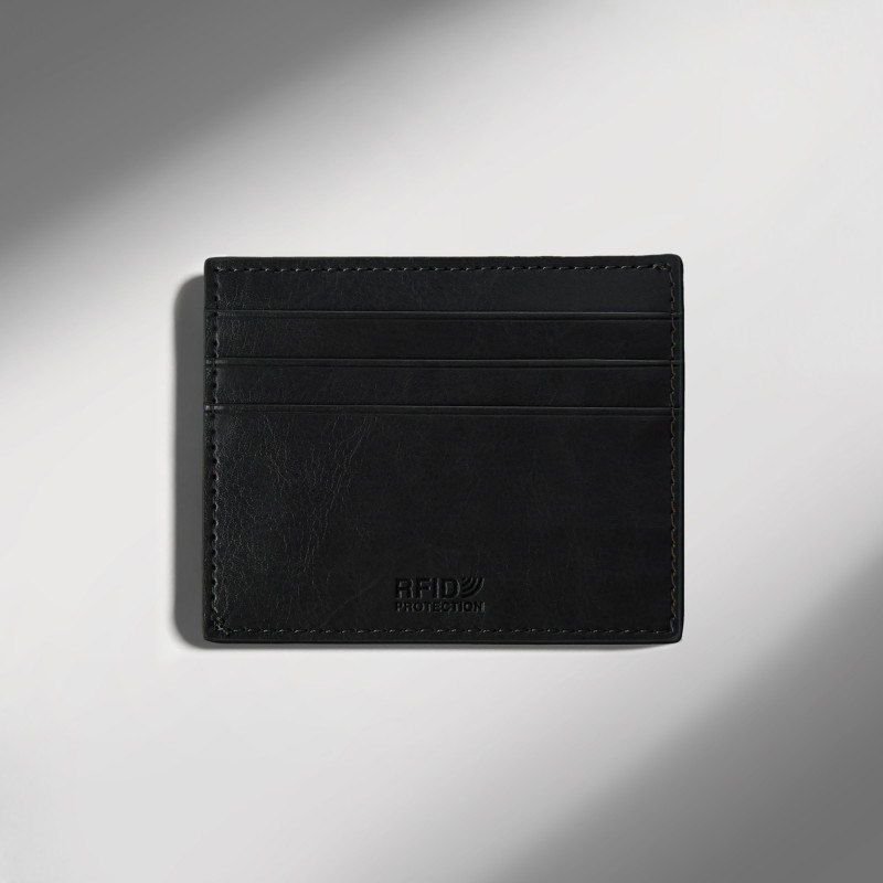 Картхолдер для 6 пластиковых карт с RFID-защитой "Fabrizio", черный