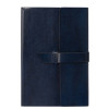 Бизнес-блокнот А5 с клапаном «Fabrizio», 80 листов, темно-синий