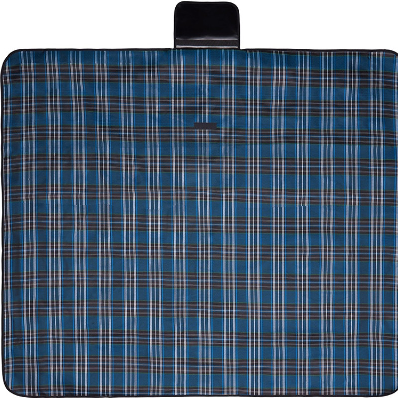 Непромокаемый плед для пикника Fabrizio, синий/черный