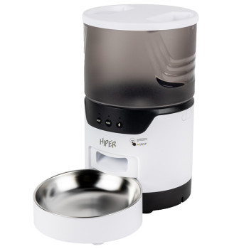 Умная Wi-Fi кормушка «IoT Pet Feeder», 3000 мл, белый/черный