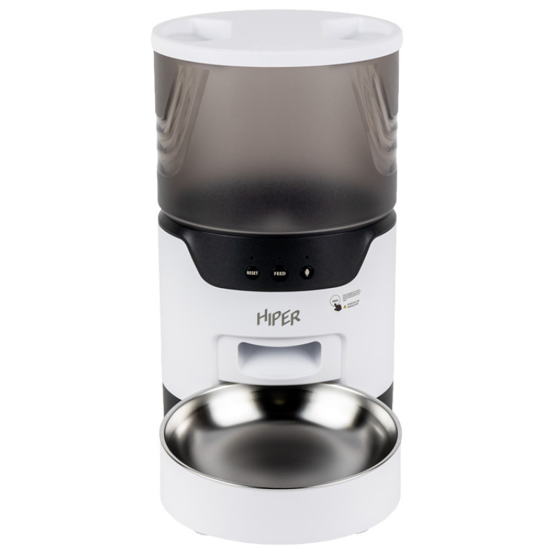 Умная Wi-Fi кормушка «IoT Pet Feeder», 3000 мл, белый/черный