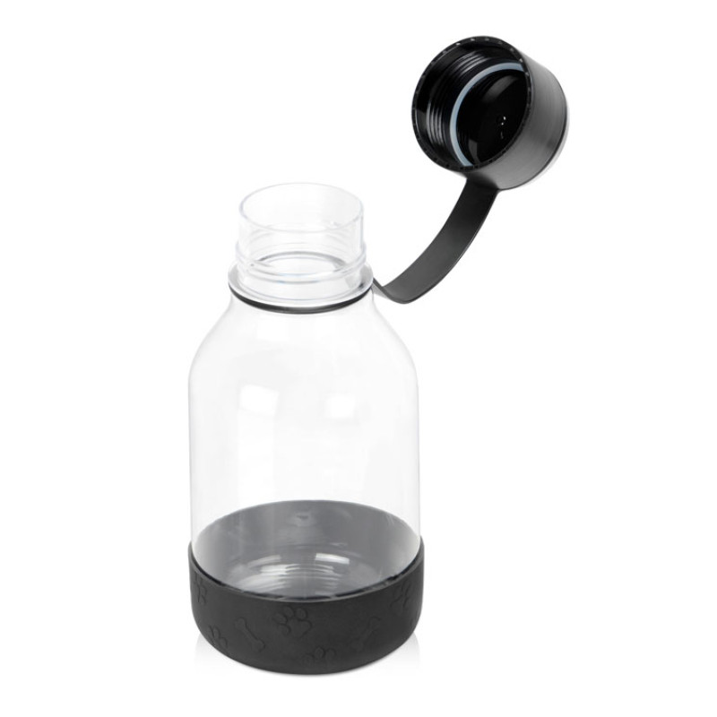 Бутылка для воды 2-в-1 «Dog Bowl Bottle» со съемной миской для питомцев, 1500 мл, черный
