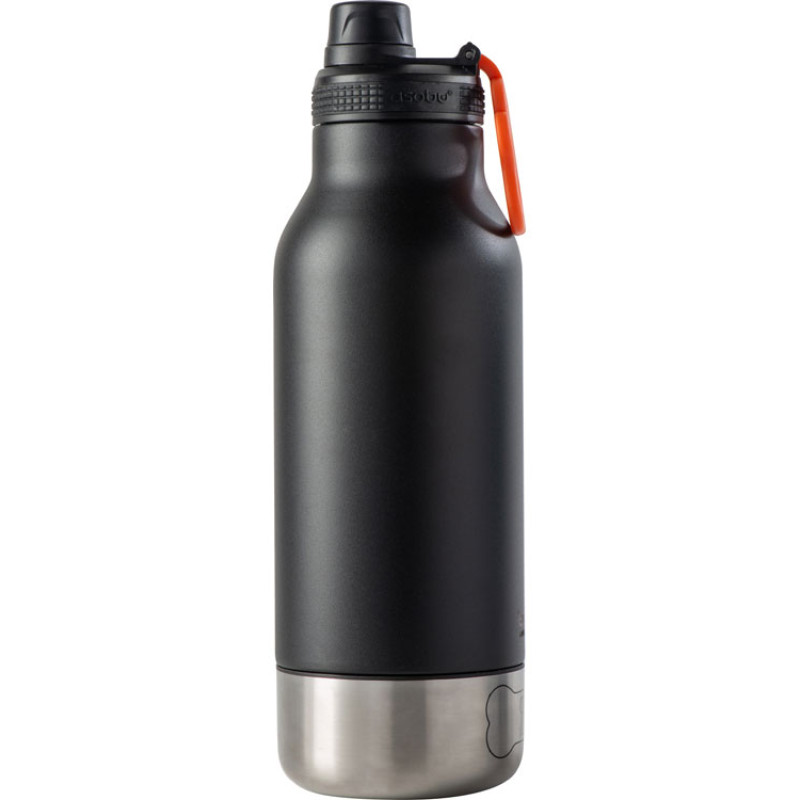 Вакуумный термос «Buddy» 3-в-1 со съемными мисками для питомцев, 1000 мл, черный