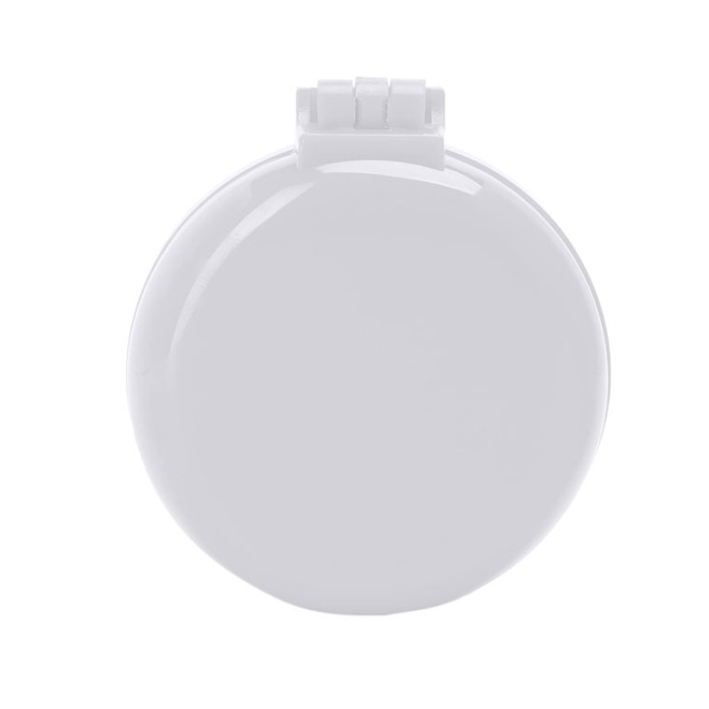 Складная щетка BLUNT с круглым карманным зеркальцем, белый