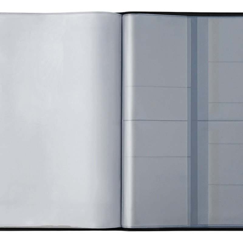 Органайзер Favor 2.0 для семейных документов на 4 комплекта документов, формат А4, черный