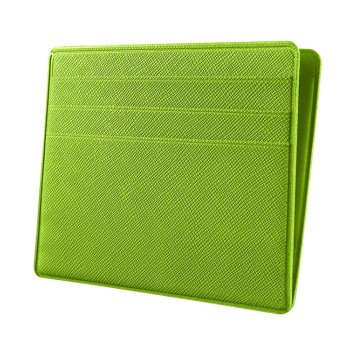 Картхолдер для денег и шести пластиковых карт "Favor", зеленое яблоко