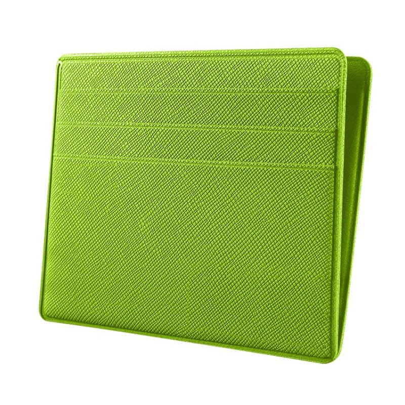 Картхолдер для денег и шести пластиковых карт "Favor", зеленое яблоко