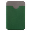 Чехол-картхолдер Favor на клеевой основе на телефон для пластиковых карт и и карт доступа, темно-зеленый
