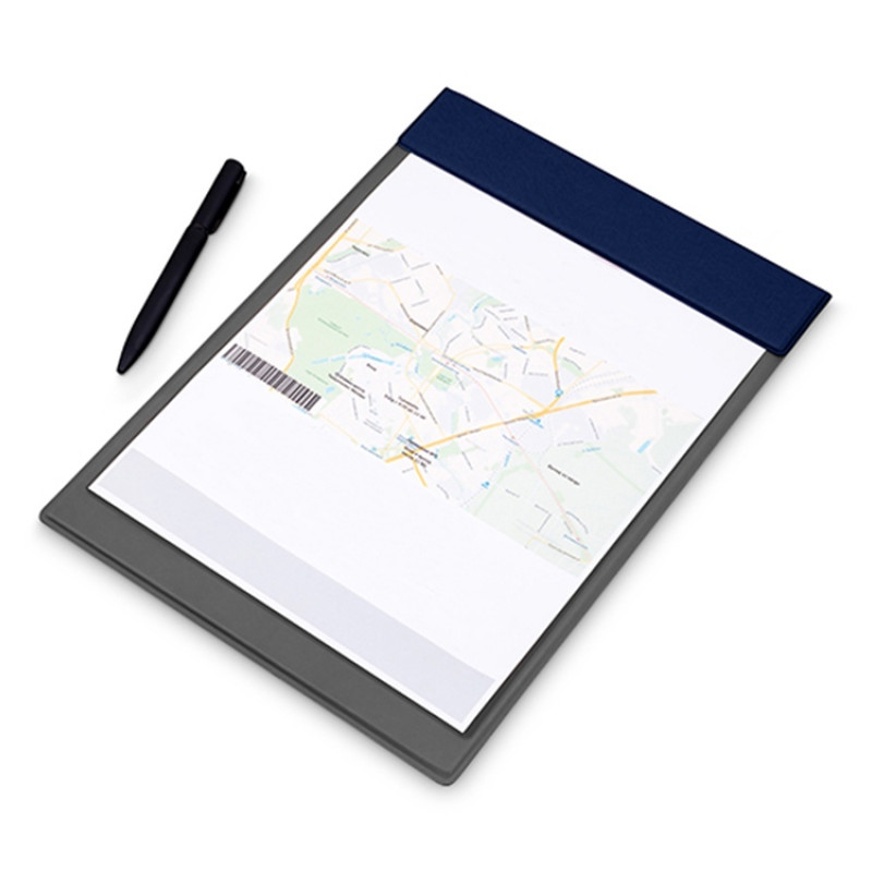 Планшет на магнитах без крышки из экокожи "Favor", темно-синий