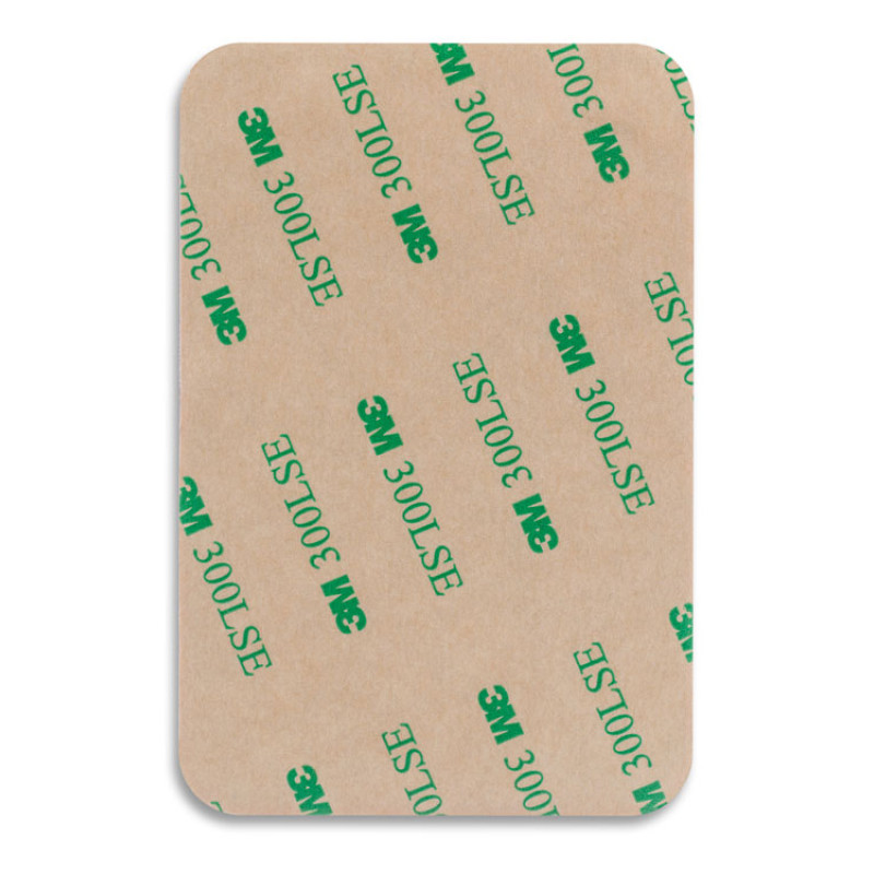 Чехол-картхолдер Favor на клеевой основе на телефон для пластиковых карт и и карт доступа, серый