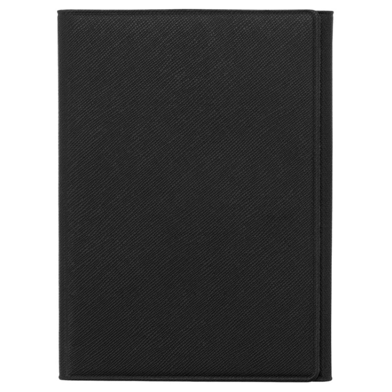 Обложка на магнитах для автодокументов и паспорта "Favor", черная