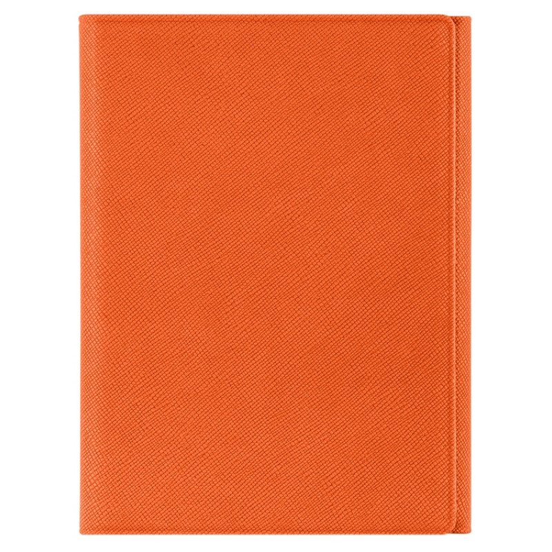 Обложка на магнитах для автодокументов и паспорта "Favor", оранжевая