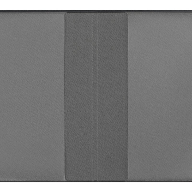 Классическая обложка для паспорта "Favor", красная/серая