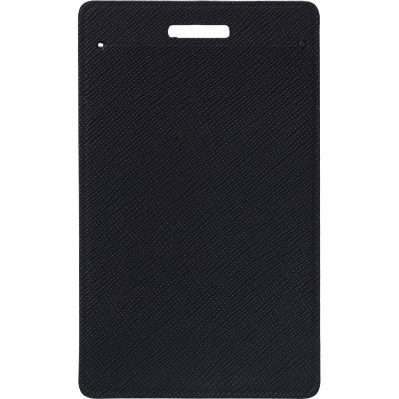 Бейдж с рулеткой-карабин "Favor", черный