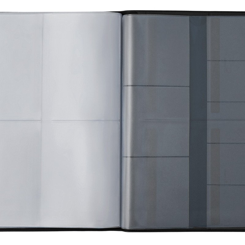 Органайзер Favor 2.0 для семейных документов на 4 комплекта документов, формат А4, черный