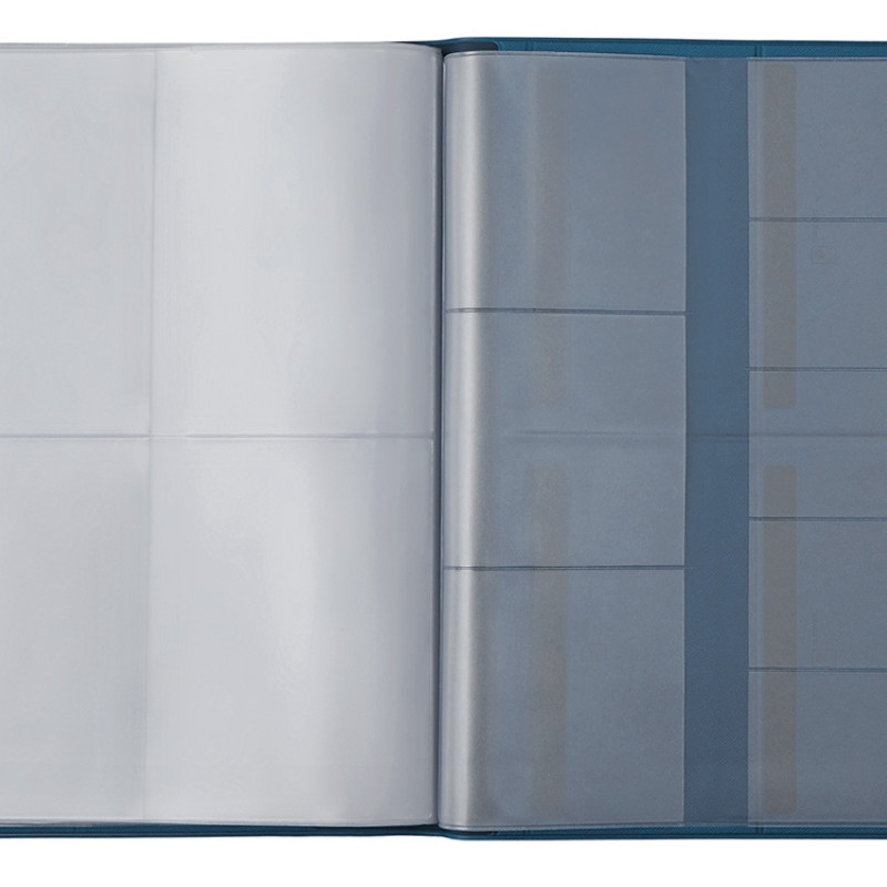 Органайзер Favor 2.0 для семейных документов на 4 комплекта документов, формат А4, синий