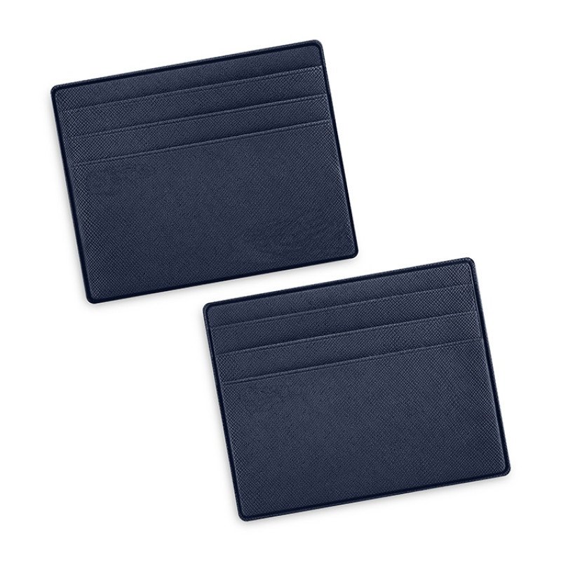 Картхолдер для денег и шести пластиковых карт "Favor", темно-синий