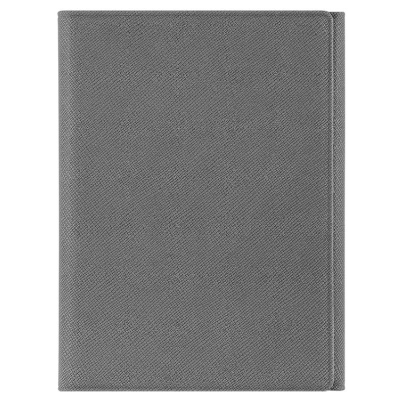 Обложка на магнитах для автодокументов и паспорта "Favor", светло-серая