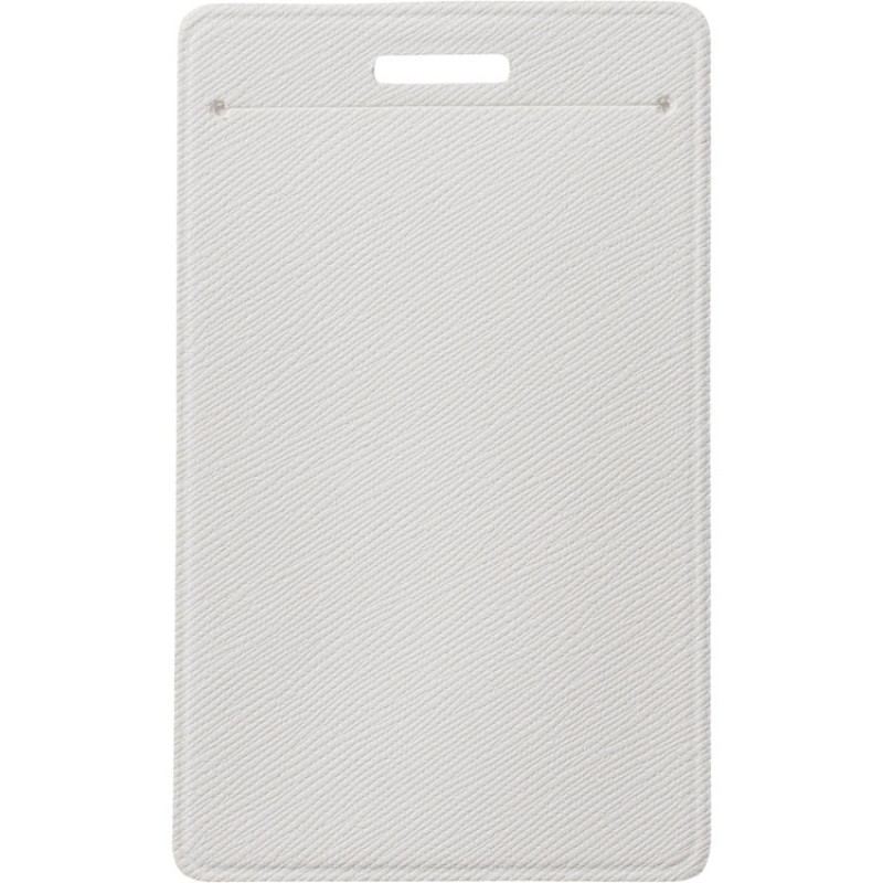 Бейдж с рулеткой-карабин "Favor", белый