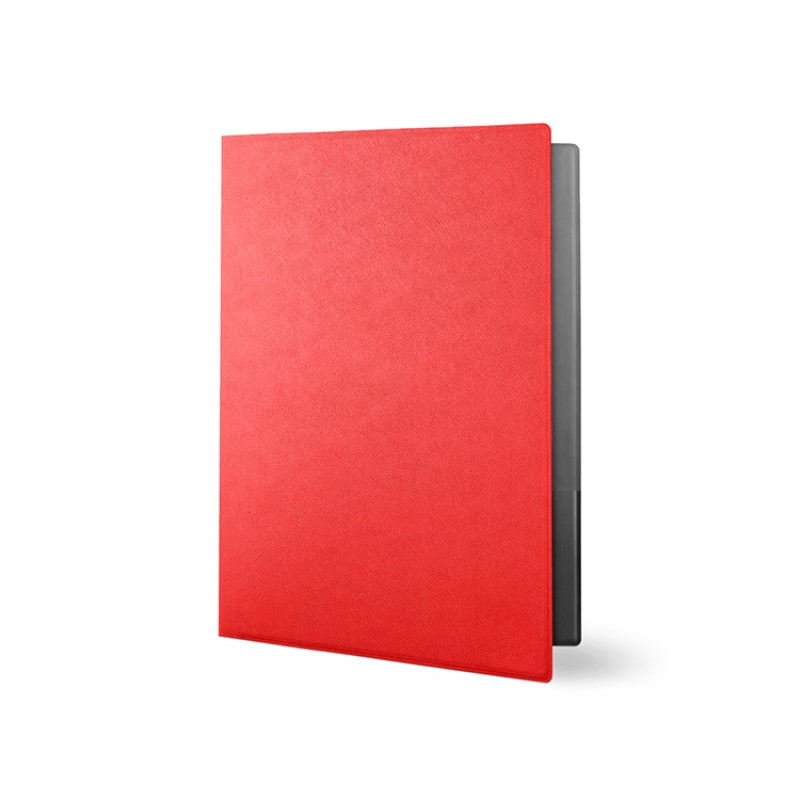 Папка классическая из экокожи "Favor", красный