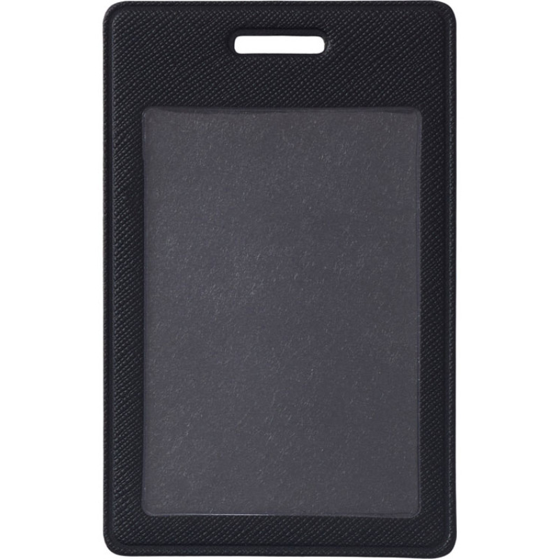 Бейдж с рулеткой-карабин "Favor", черный