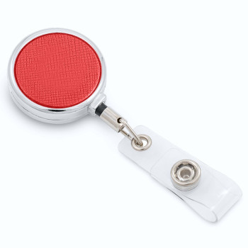 Ретрактор металлический "Favor", красный