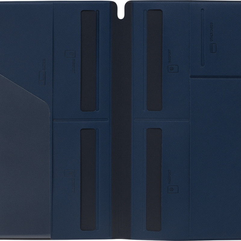 Семейный органайзер для путешествия Favor, темно-синий/темно-серый