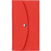 Органайзер для документов на кнопке с отделением для купюр и ручки, упаковка в индивидуальный пакет, красный/серый