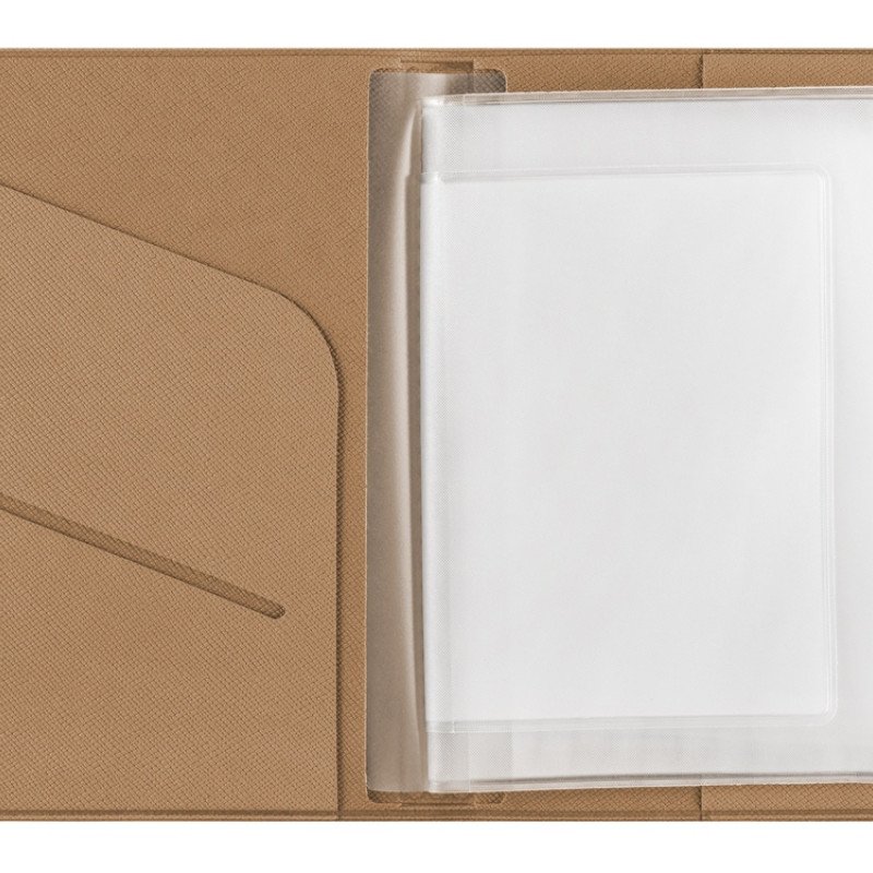 Классическая обложка для автодокументов "Favor", бежевая