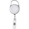 Бейдж с рулеткой-карабин "Favor", белый