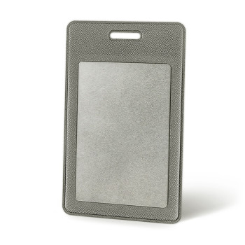 Вертикальный карман из экокожи для карты "Favor", светло-серый