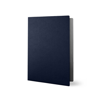 Папка классическая из экокожи "Favor", темно-синий