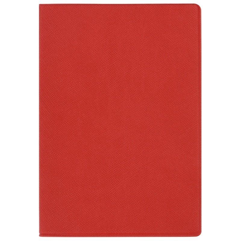 Классическая обложка для паспорта "Favor", красная/серая