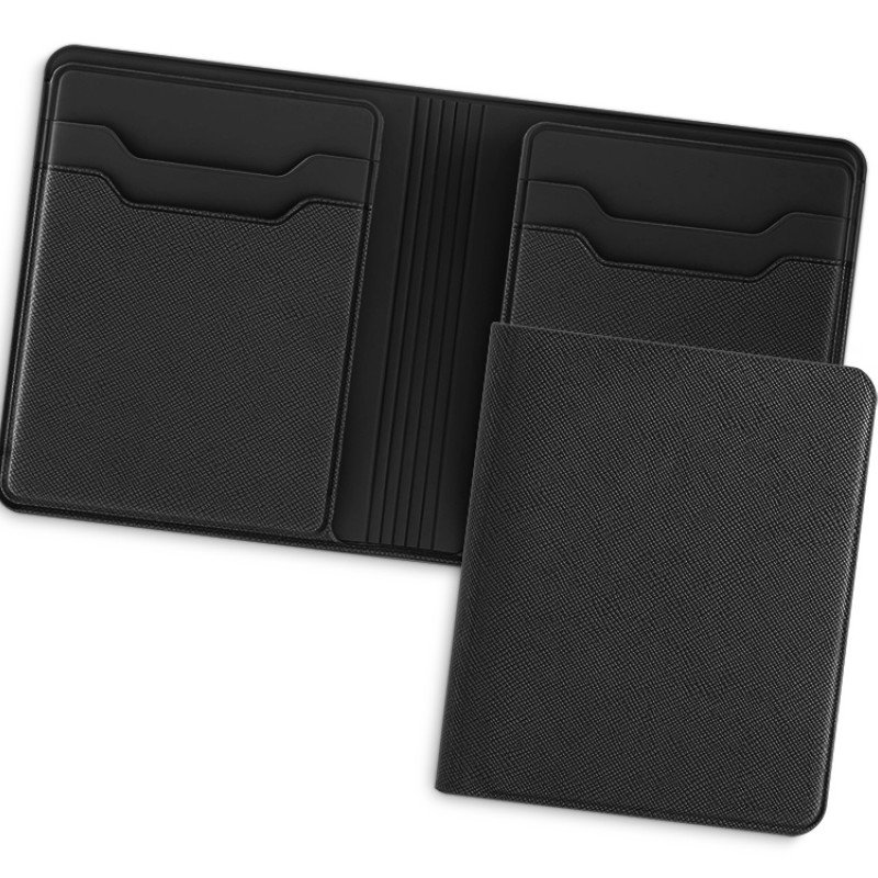 Картхолдер с отделением для бумажных денег "Favor", черный