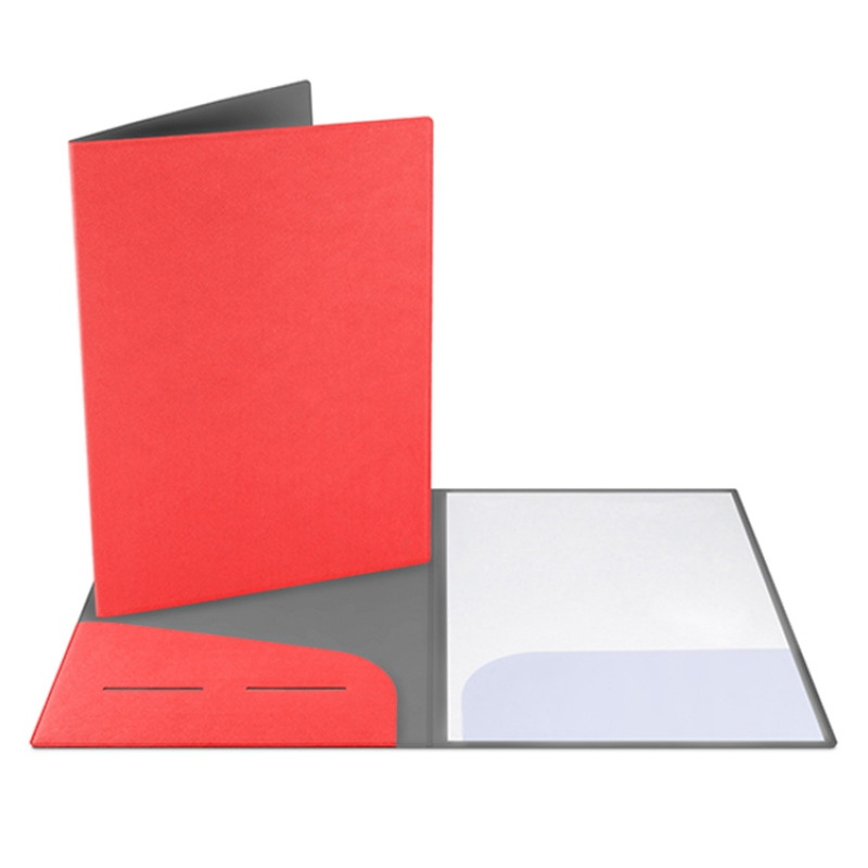 Папка классическая из экокожи "Favor", красный