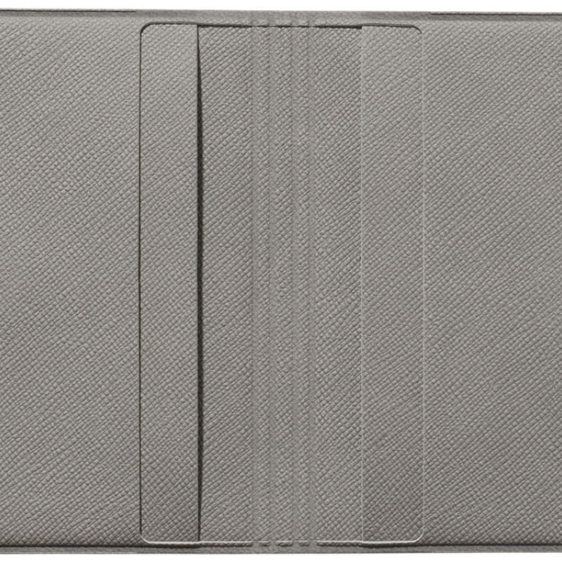 Футляр-книжка на 4-е карты с RFID "Favor", серый