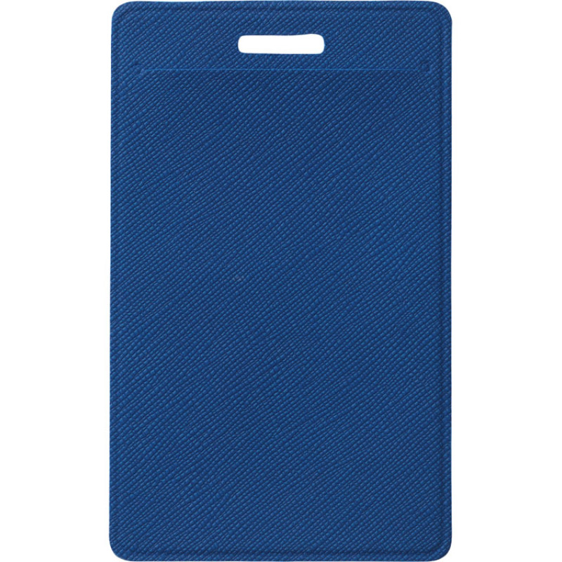 Бейдж с рулеткой-карабин "Favor", синий