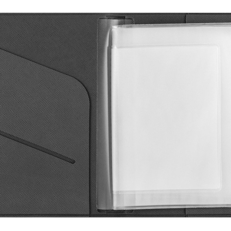 Классическая обложка для автодокументов "Favor", темно-серая