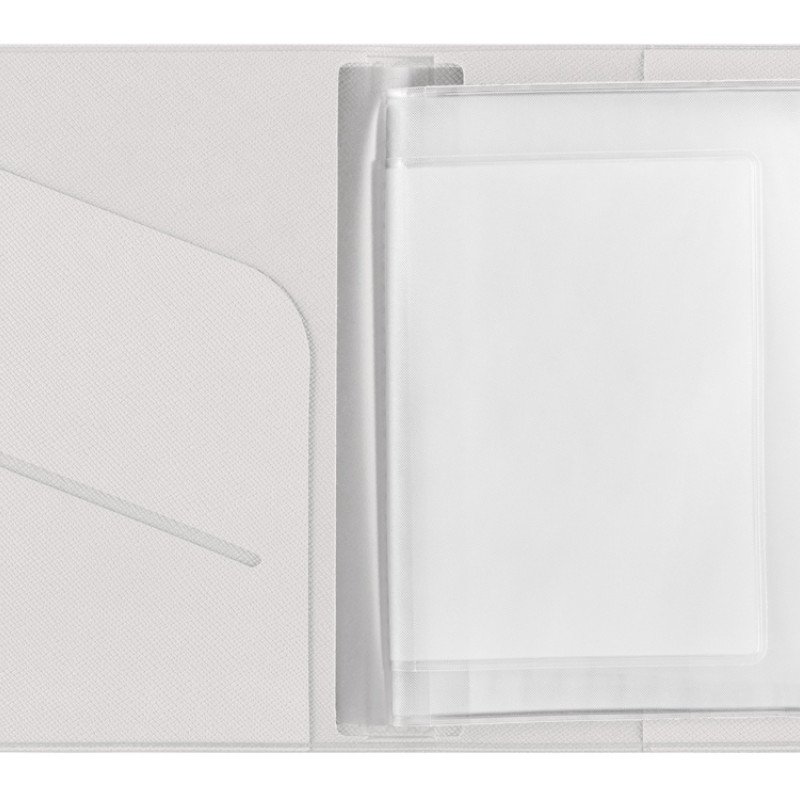 Классическая обложка для автодокументов "Favor", белая