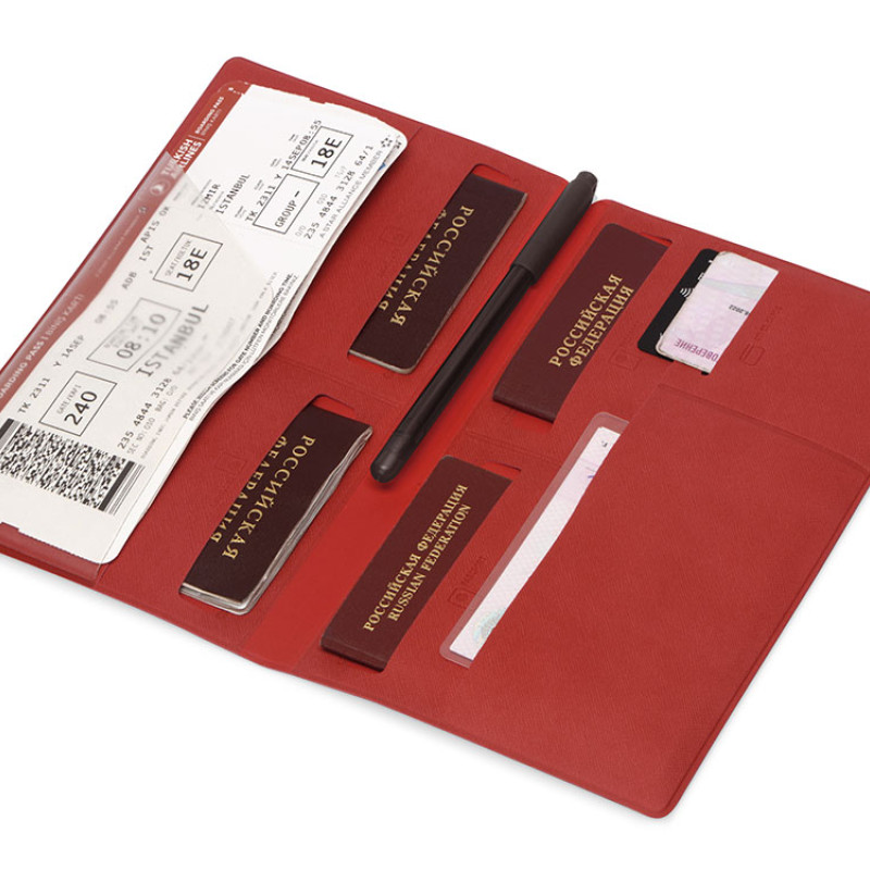 Семейный органайзер для путешествия Favor, красный