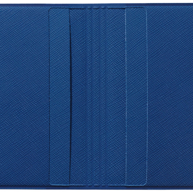 Футляр-книжка на 4-е карты с RFID "Favor", синий