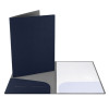 Папка классическая из экокожи "Favor", темно-синий
