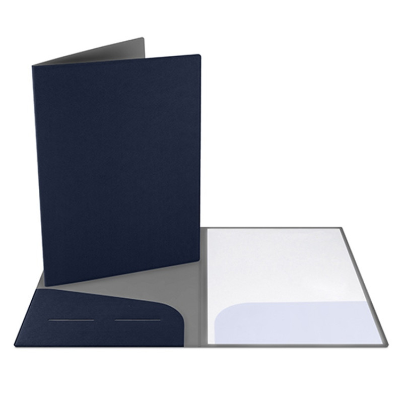 Папка классическая из экокожи "Favor", темно-синий