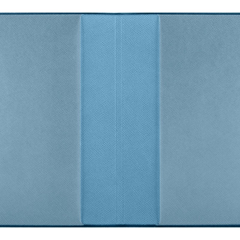 Классическая обложка для паспорта "Favor", голубая