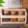 Набор Delicio из трех специй в подставке из бука