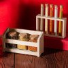 Набор Delicio из трех специй в подставке из бука