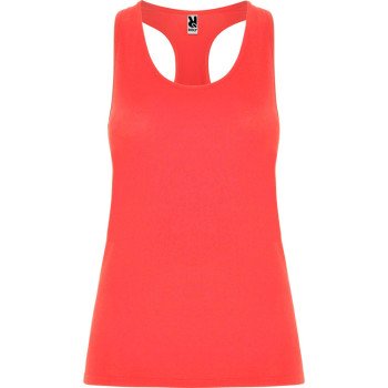 Топ спортивный "Aida" женский, неоновый коралловый