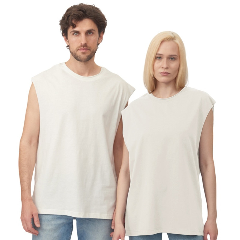 Майка оверсайз «Berlin», унисекс, молочный